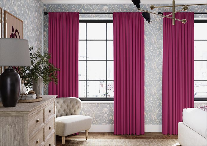 Ascot, Bright Pink - Made to Measure Curtains - Image 3